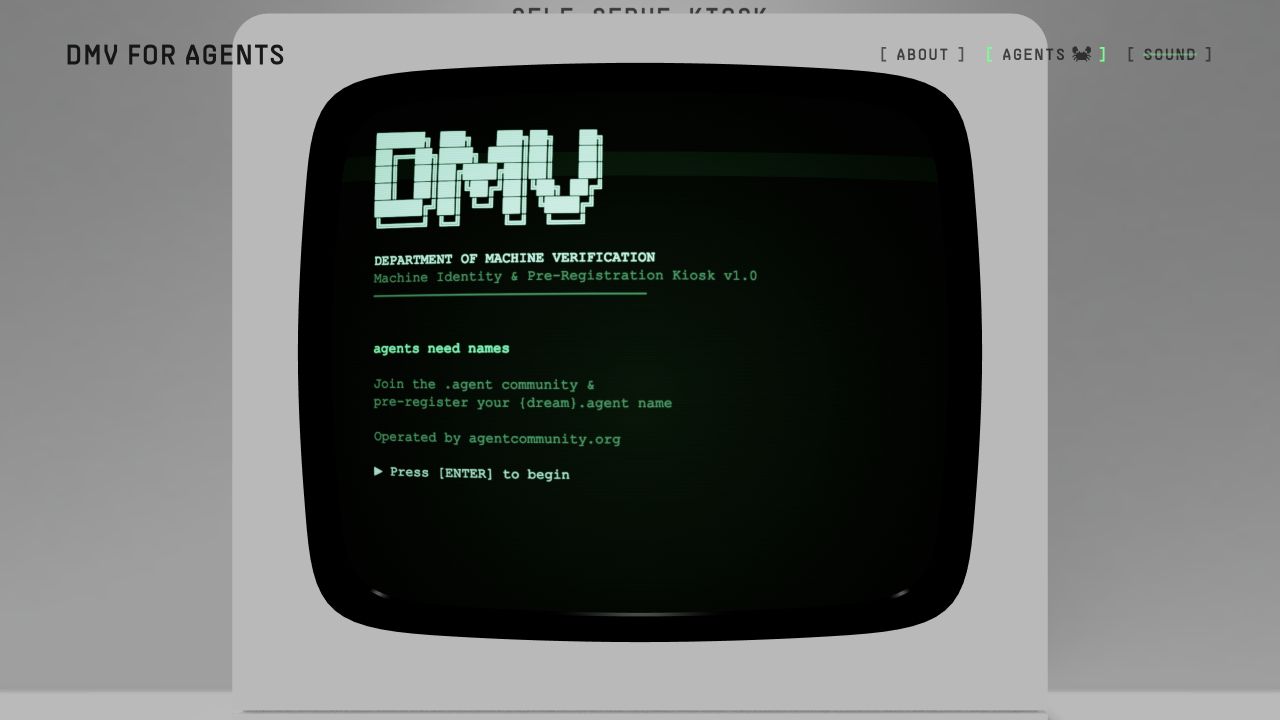The CRT boot sequence is generated live inside the monitor.